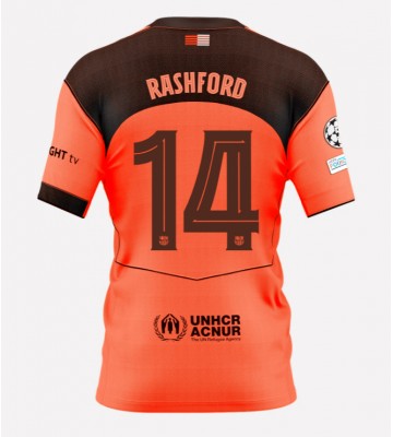 Barcelona Marcus Rashford #14 Tredje trøje 2025-26 Kort ærmer Barcelona Marcus Rashford #14 Tredje trøje 2025-26 Kort ærmer